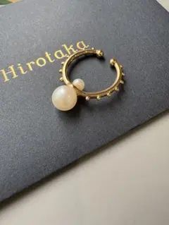 極美品❇︎【Hirotaka】アコヤ ダブルパール イヤーカフ(片耳用)