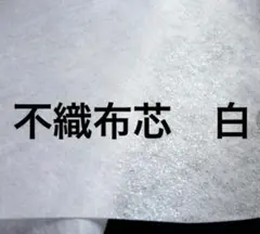 不織布芯地　白 ホワイト　3m