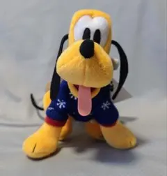 プルート ぬいぐるみバッチ ディズニークリスマス2024【タグ付き】