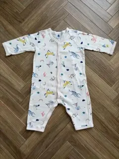 プチバトー ロンパース カバーオール