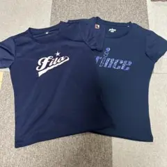 フィラ　プリンス　テニスウェアネイビー Tシャツ 2枚セット　レディース