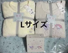 ユニクロ ちいかわxサンリオ コラボ フリースセット＋マルチレンジボウル