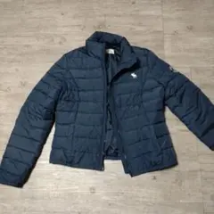 Abercrombie & Fitch ネイビー ダウンジャケット Lサイズ