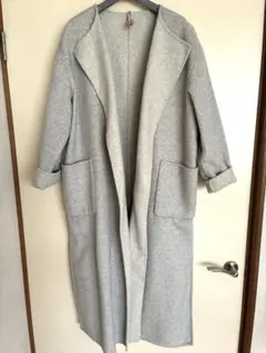 KBF アーバンリサーチグレーリバーシブルロングコート