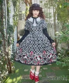 アクシーズ axes femme kawaii ベリーフィールズ ワンピース　黒