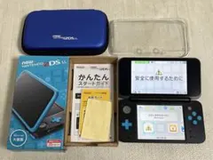 Newニンテンドー2DS LL ブラック×ターコイズ 箱あり