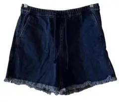 い*メ様 ショートパンツ デニム グローバルワーク GLOBAL ダークブルーフ