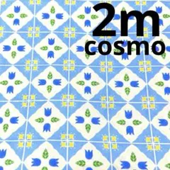 最終出品★4枚限り★cosmo★オックス★チューリップ★ブルー系★
