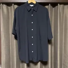 美品　Attitude Makes Style! ブラック 半袖シャツ L