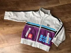 BABYDOLL ベビードール スウェット ジップアップ ベビー 80 グレー