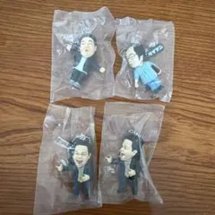 ダイアンガチャキーホルダー☆3種4個セット☆津田 ユースケ ゴイゴイスー