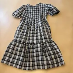 ZARAキッズ 半袖ワンピース チェック柄　116 美品