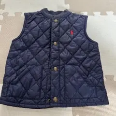 Ralph Lauren ネイビー ダウンベスト 24M