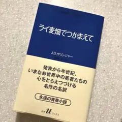 ライ麦畑でつかまえて　ほぼ新品