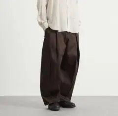 sage NATION BOX PLEAT TROUSER セージネーション