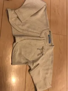 familiarオフホワイト〜グレー110カーディガン