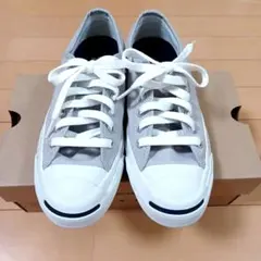 《極美品》Converse Jack Purcell グレー スニーカー 23