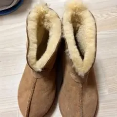 オーストラリア購入 UGG ムートンブーツ 24.5cm キャメル 美品のサムネイル