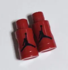 ナイキ　エアジョーダン6　シューレースストッパー　赤　紐止め