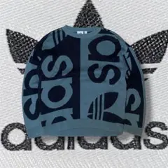 レア 現行 adidas R.Y.V. コラボ ニット でかロゴ y2kのサムネイル