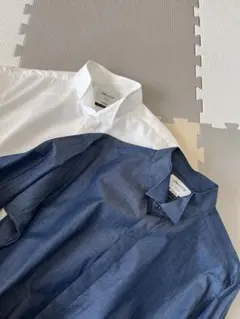 ウイングカラーシャツデニム