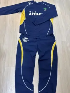 ATHLETA ピステ上下 ネイビー/イエロー