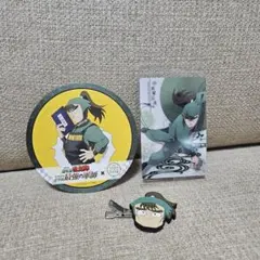 忍たま乱太郎 中在家長次 コースター カード 前髪クリップ