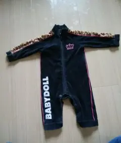 ベビド　ロンパース　ベロア