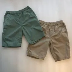 【バラ売り可】ユニクロ　ハーフパンツ　２枚　160