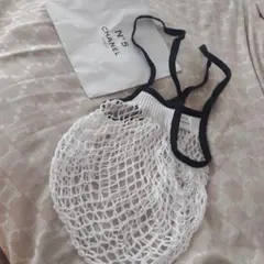 CHANEL N°5 メッシュバッグ ホワイト/ブラック ノベルティー新品♡
