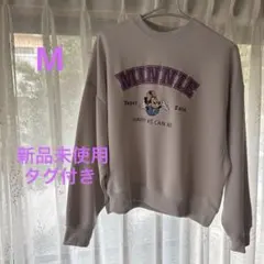 【新品未使用タグ付き】Disney ミニーマウス トレーナースウェットM