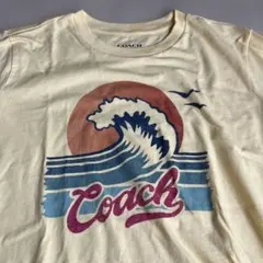 COACH ★ Tシャツ　イエロー 新品未使用アウトレット品のサムネイル