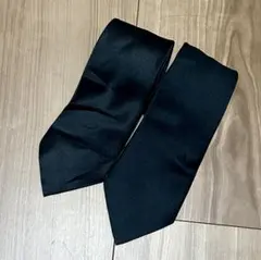 黒ネクタイ 2本セット　シンプル　冠婚葬祭