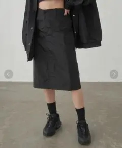 カーゴスカート ひざ丈スカート