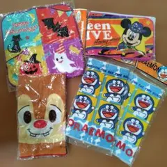 ディズニー ドラえもん ハロウィン ミニタオル 5枚セット