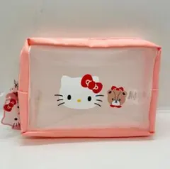 韓国限定ダイソー　ハローキティ メッシュポーチ
