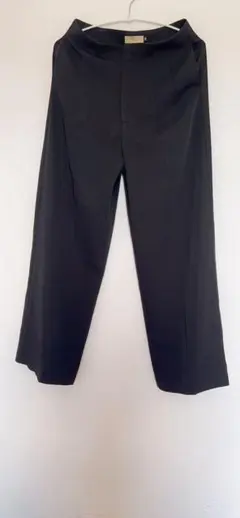 黒 スラックス ノーマルウエスト