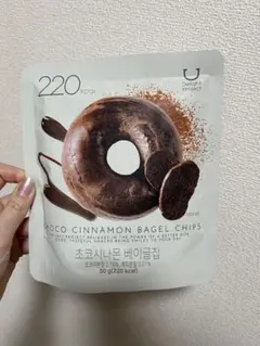 オリーブヤングチョコシナモン風味ベーグルチップスのサムネイル