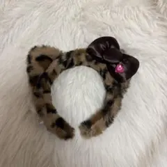 ユニバ キティ カチューシャ ブラウン