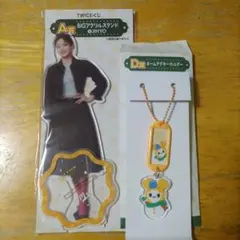 TWICE くじ A賞BIGアクリルスタンド D賞ネームタグキーホルダー ジヒョ