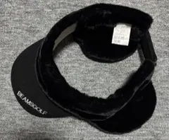 BEAMS GOLF ファー　バイザー ビームスゴルフ サンバイザー　耳当て