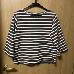日本製　GRANDMA MAMA DAUGHTER ストライプ 七部シャツのサムネイル