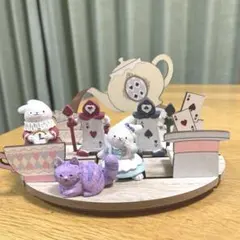 不思議の国のアリス　オブジェ　セット　ウサギ　トランプ兵　ナチュラルキッチン