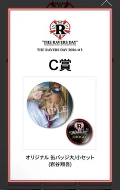 THE RAMPAGE 岩谷翔吾 THE RAVERS DAY 缶バッジ