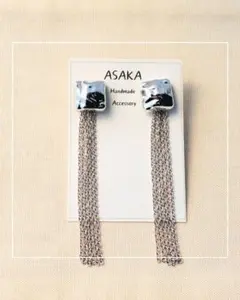 匿名配送★2wayハンドメイド　ピアス　イヤリング