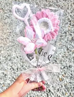 モールフラワー ミニブーケ 花束ブーケ 枯れない花 ハンドメイド
