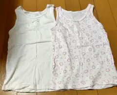 ノースリーブ110センチ下着2枚セット