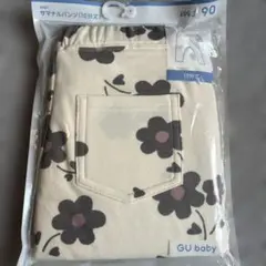 【新品未使用】GU baby サマナルパンツ　花柄　90