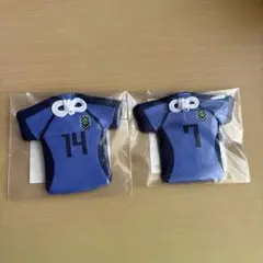 ブルーロック展 　エゴ展　ユニフォーム型お守り　凪誠士郎　御影玲王