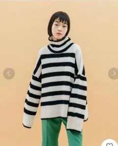 最終!!【新品タグ】ユナイテッドアローズ 毛 ハイネック ニット セーター